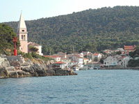 Entrada al puerto de Veli Lošinj