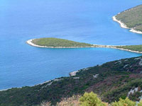Península en la Isla de Lošinj