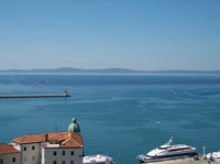 Vista del mar desde Split
