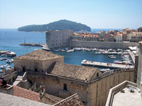 Vista del puerto de Dubrovnik