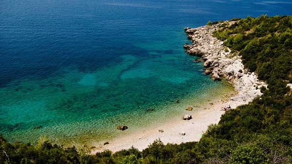 Playa en Croacia